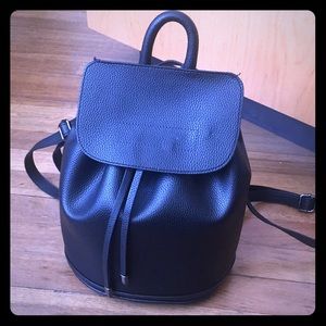 Black Backpack Purse